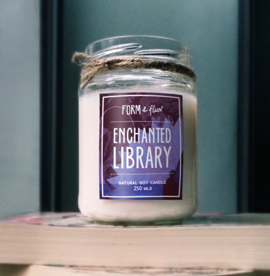 Best gifts for book lovers: Enchanted Library Candle from Form and Flux