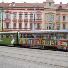 LIbrary Tram em Brno