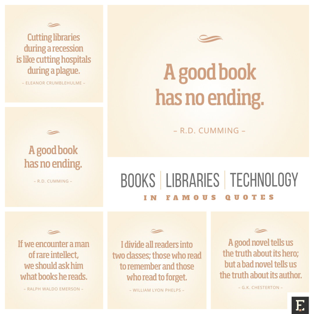 Books, libraries, and technology in 25 quotes that never get outdated