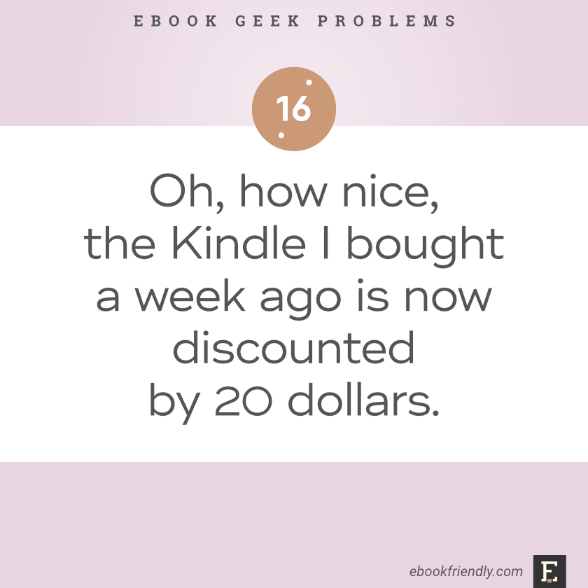 Ebook geek problems #16