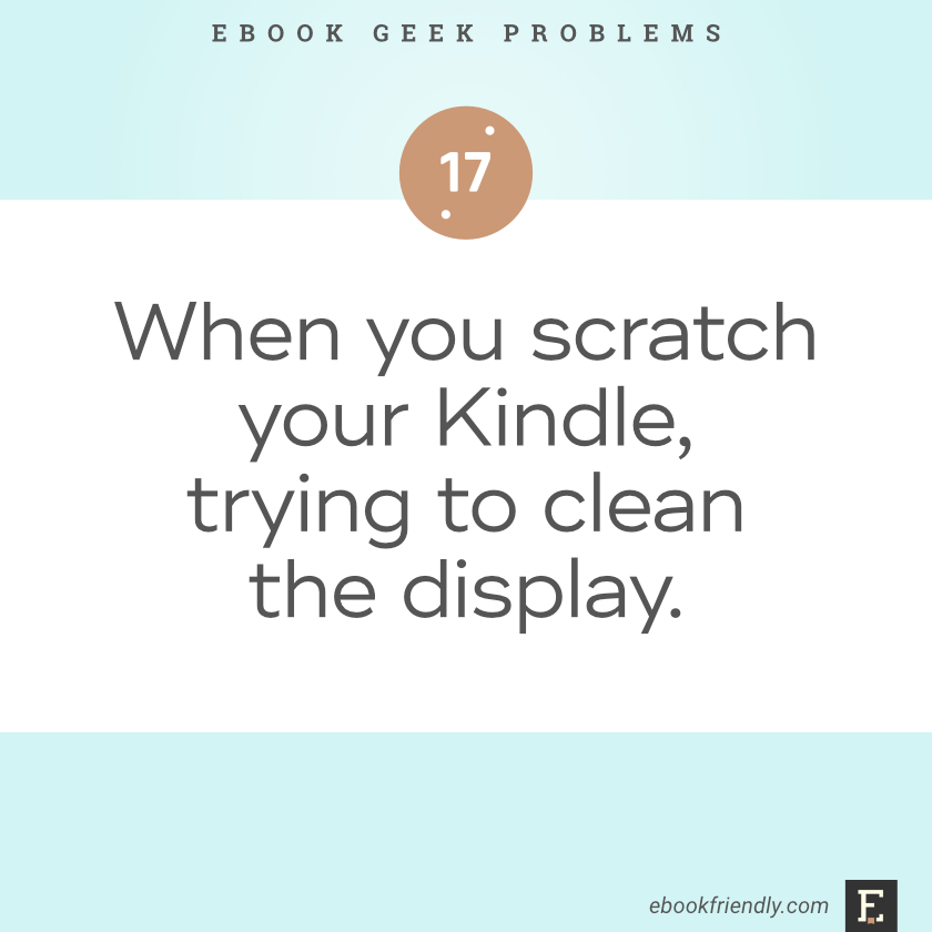 Ebook geek problems #17