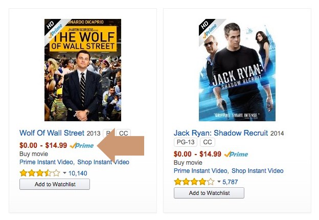 How to find Prime eligible items on Amazon