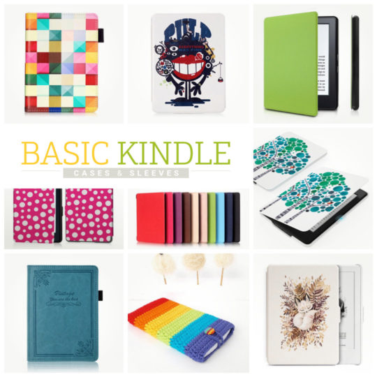 18 solid and unique case covers for the basic Kindle