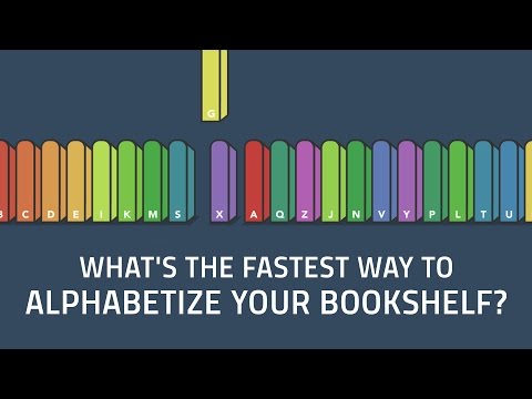 The fastest way to sort books on a bookshelf – video thumb – Ebook Friendly