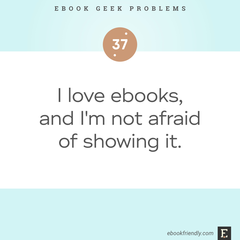 Ebook geek problems #37