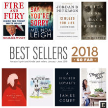 Amazon best sellers of the year 2018 so far - Kindle and print editions