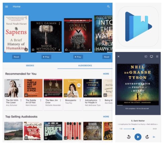 Audiobook player apps for iPad and iPhone - Google Play Books