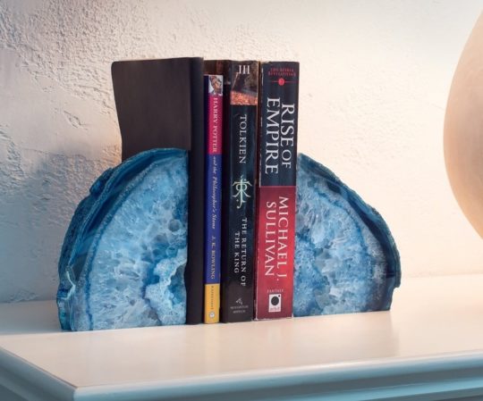 Best geode agate bookends on Amazon