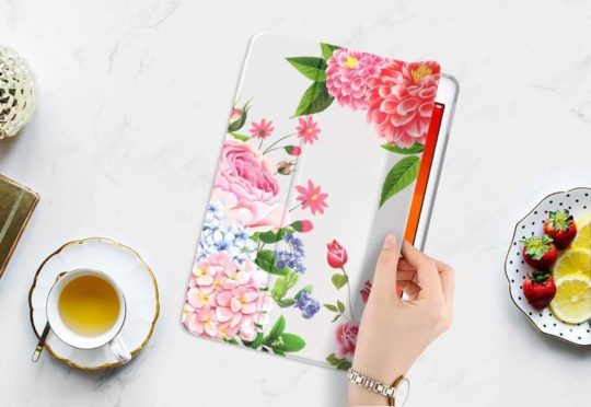 Floral cover for iPad 10.2 - one of the best on Amazon