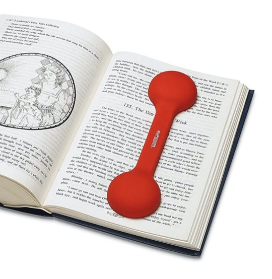 Bookmark and weighted page holder - best bookish gifts for father