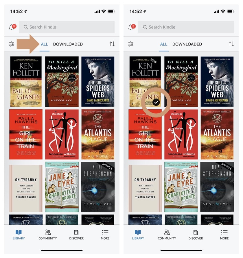 how to download free kindle books on iphone