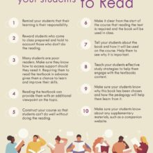10 tips to motivate your students to read - full infographic