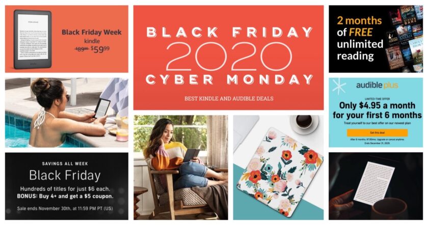 Kindle and Audible deals Cyber Monday 2020
