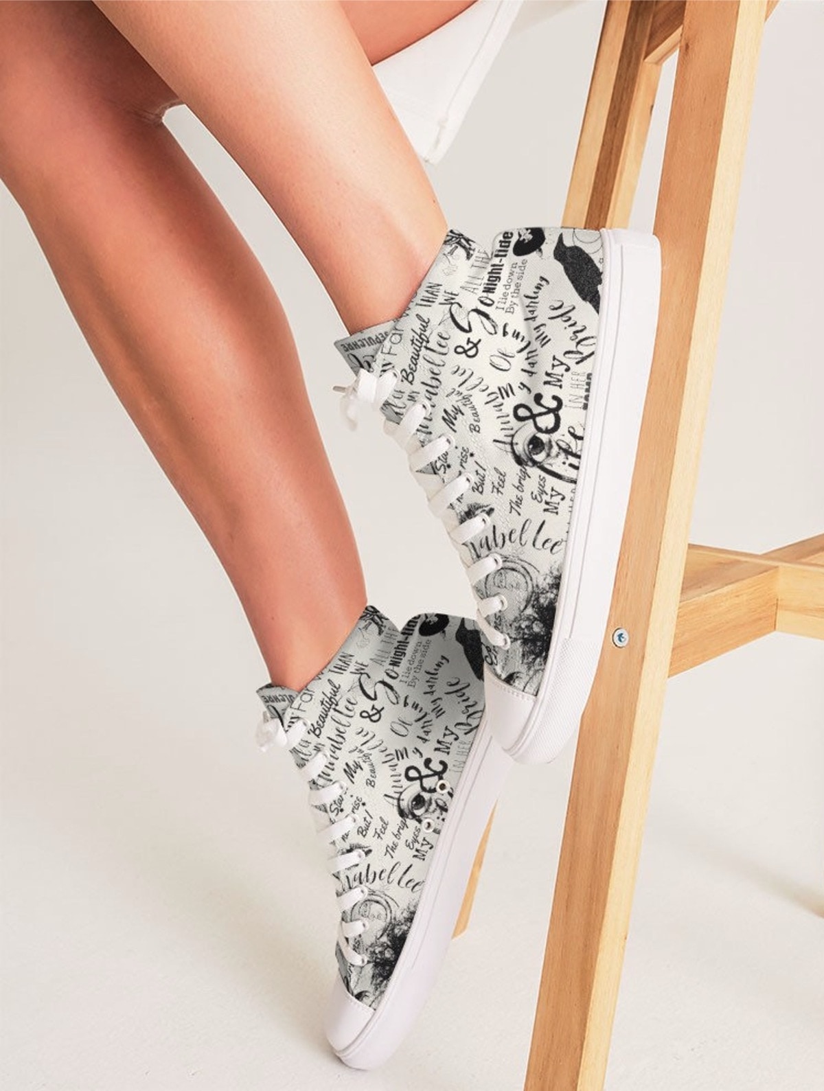 Annabel Lee sneakers - bookish apparel