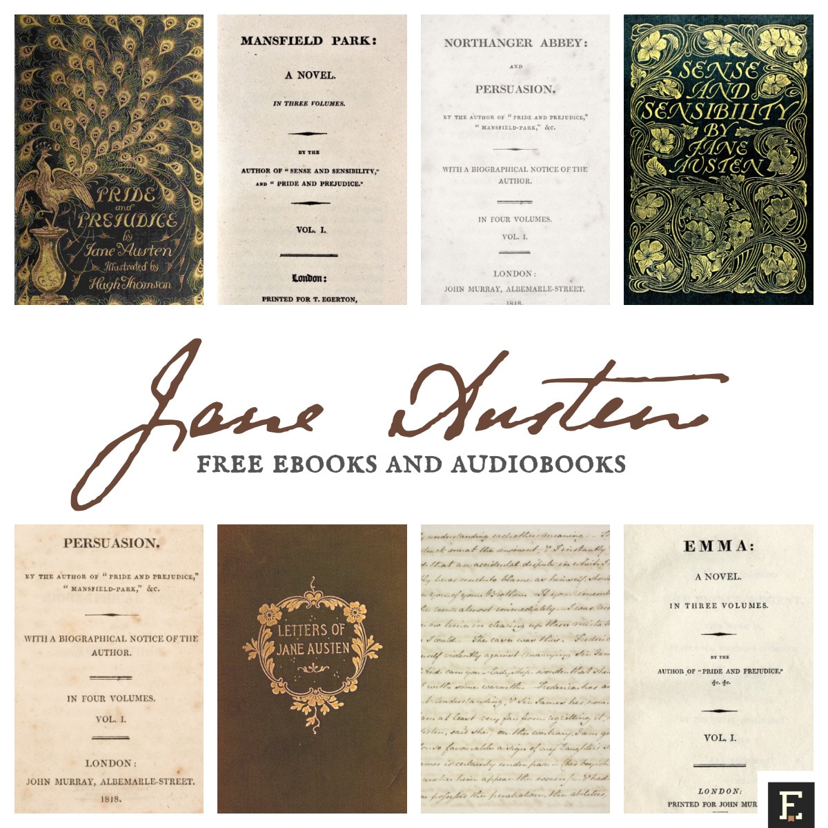 Jane Austen books – free ebook and audiobook downloads